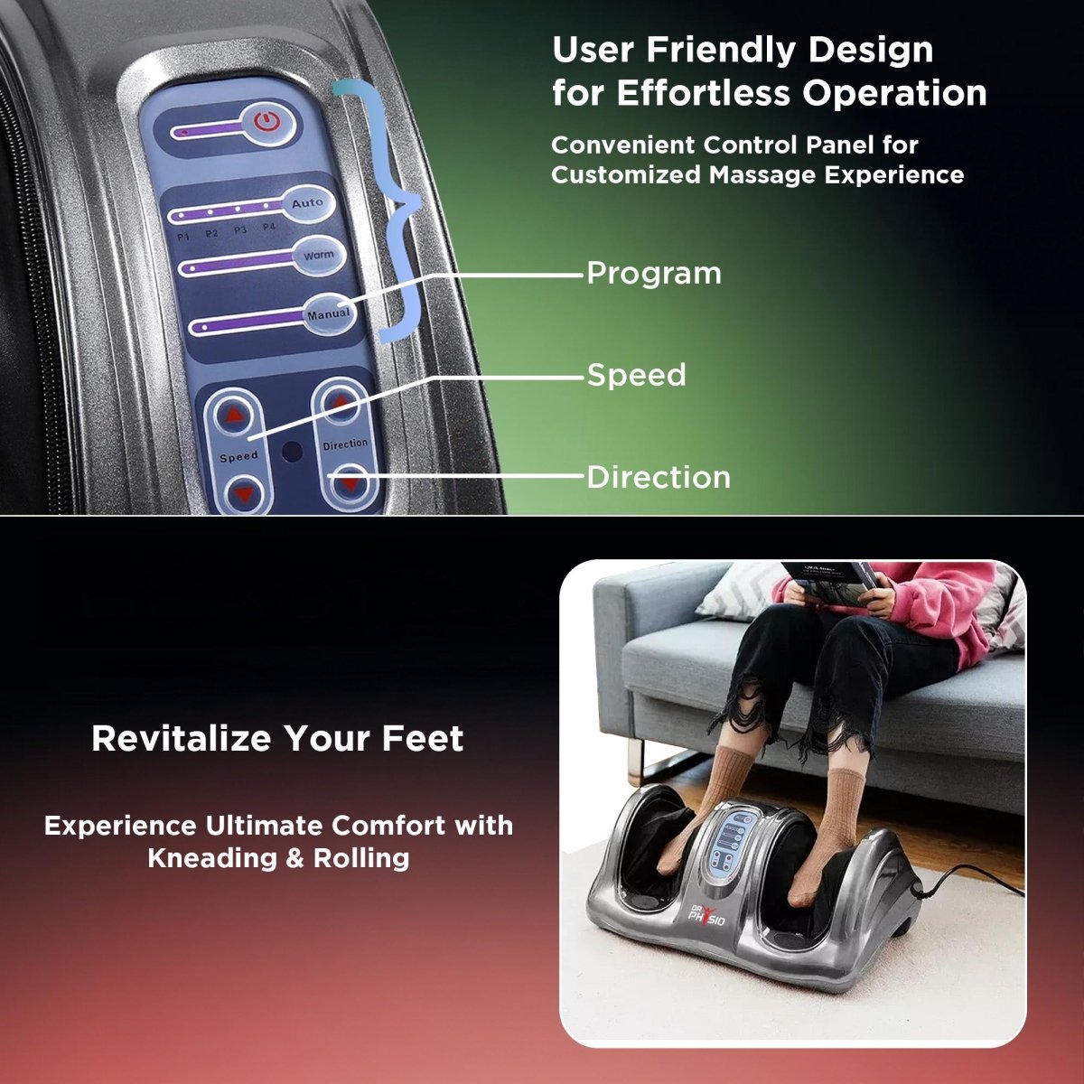 Dr Physio USA Foot and Calf Massager 1024