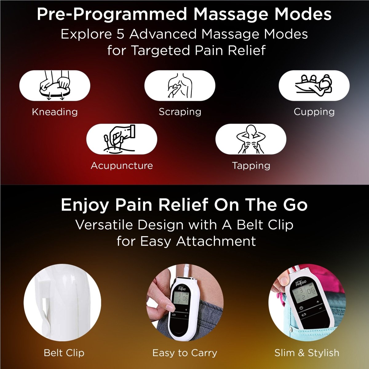 Dr Physio USA TENS Physiotherapy Massager Equipment 1015