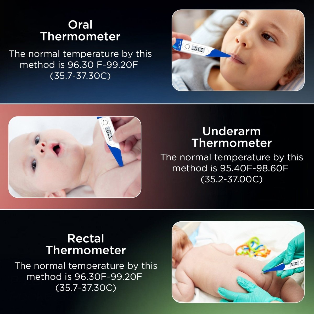 Dr Trust USA Flexible Tip Digital Thermometer 604