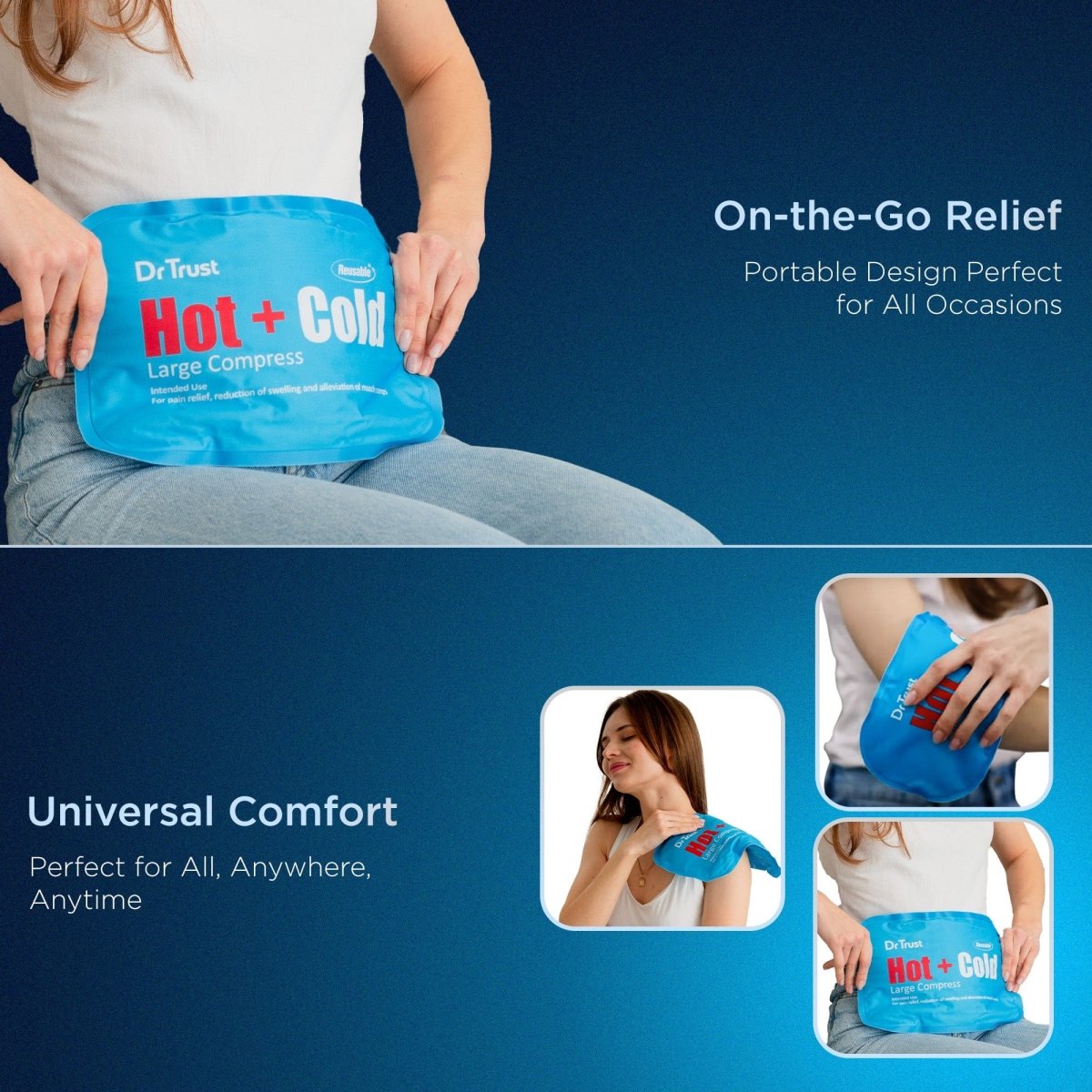 Dr Trust USA Hot and Cold Gel Pack (Large) 327