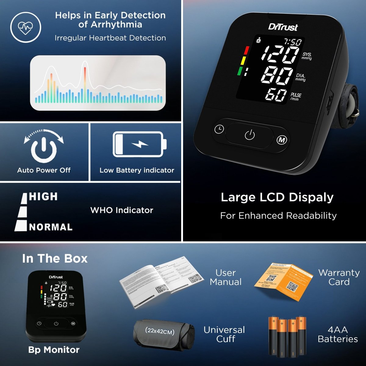 Dr Trust USA Smart Talking Digital BP Machine 101