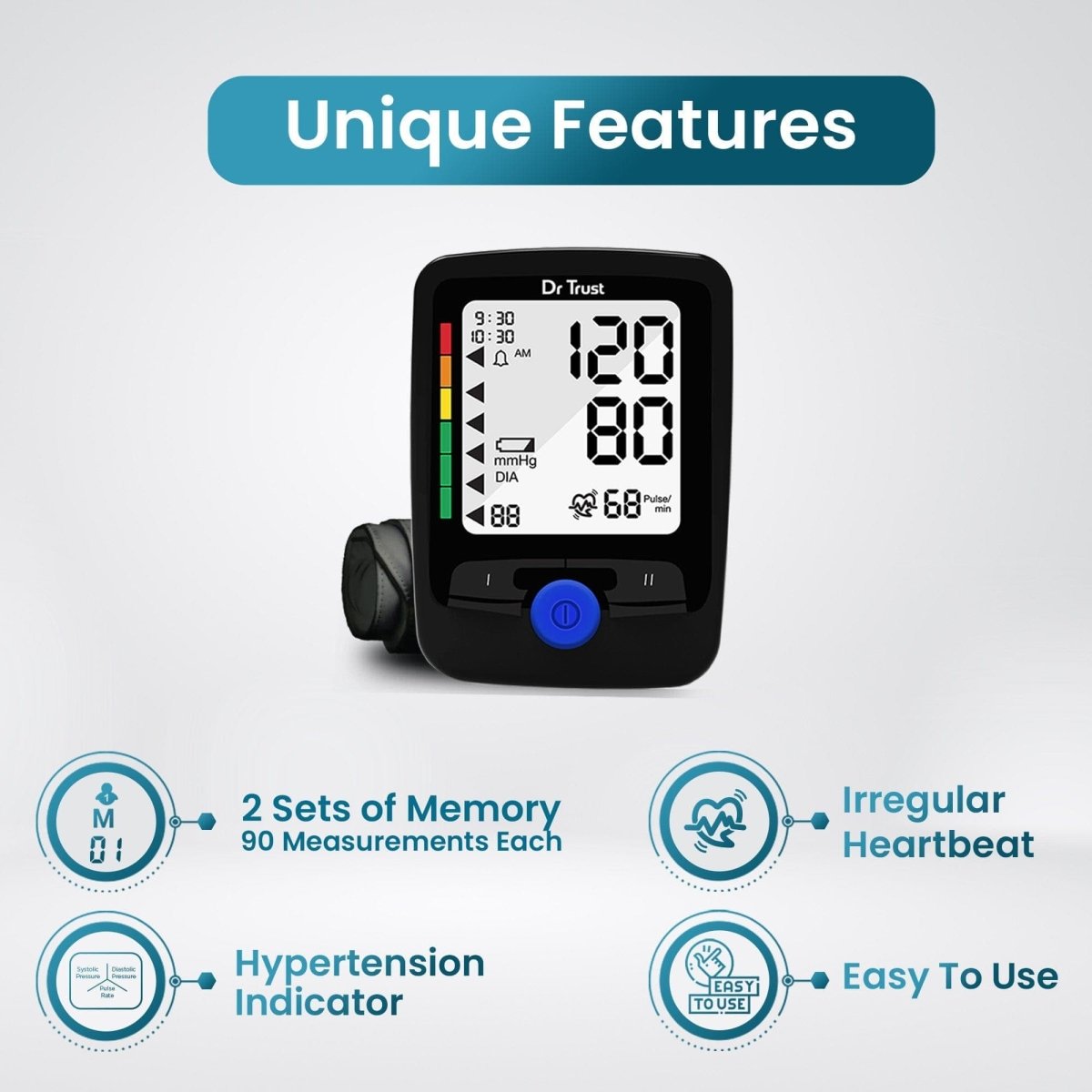Dr Trust USA Arm BP Monitor 120