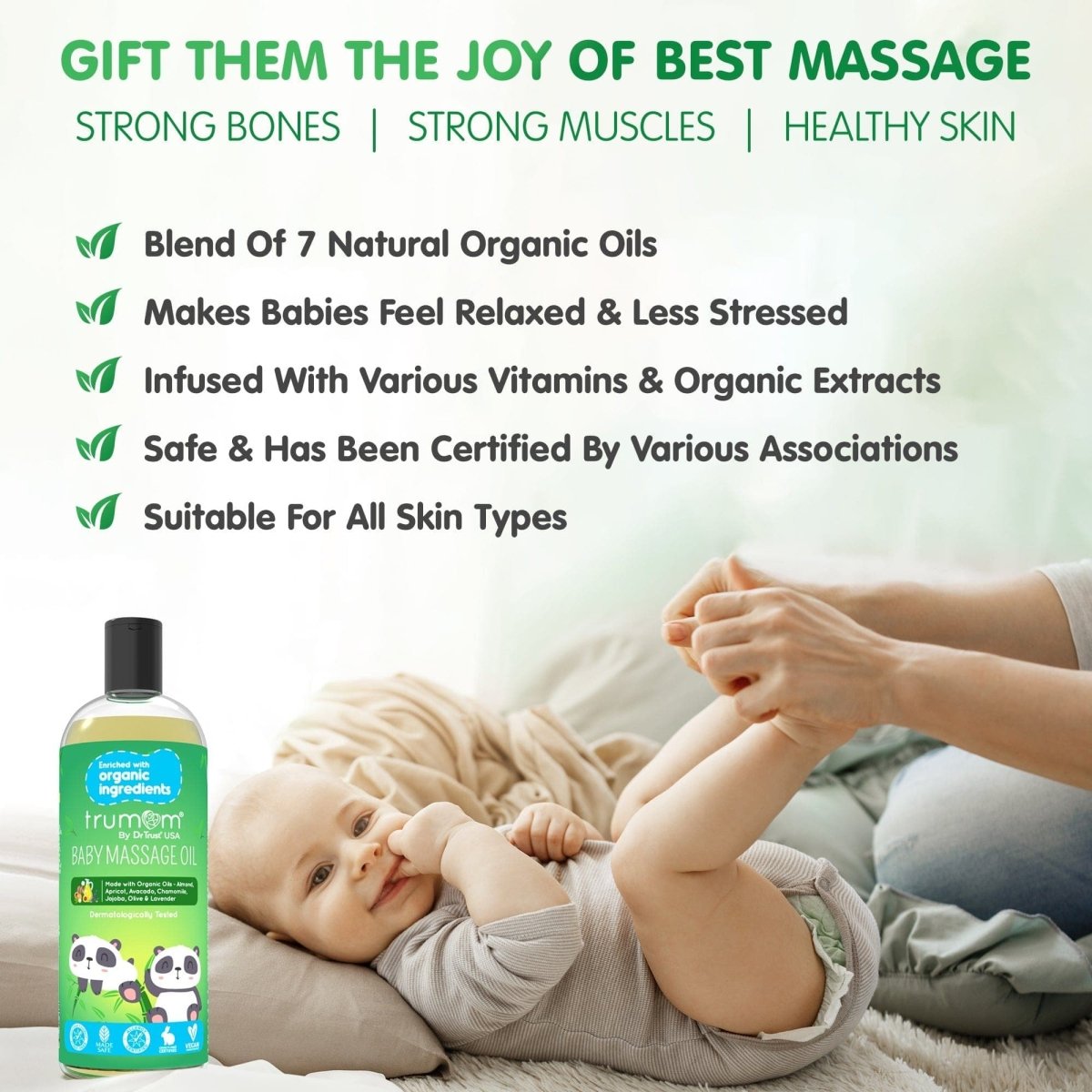 Trumom USA ORGANIC Massage Oil 2016 (100 ml)