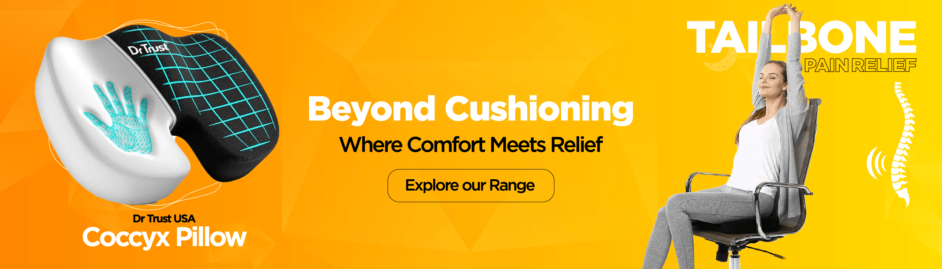 How a Coccyx Cushion Works and Why Proper Use Matters for Tailbone & Hip Pain Relief - Dr Trust