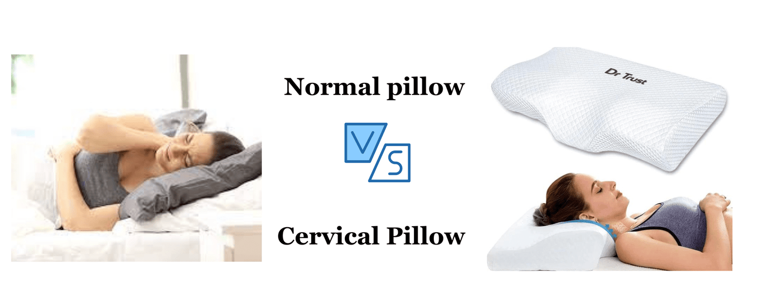 Normal Pillow vs. Cervical Pillow: Which One Should You Choose? - Dr Trust