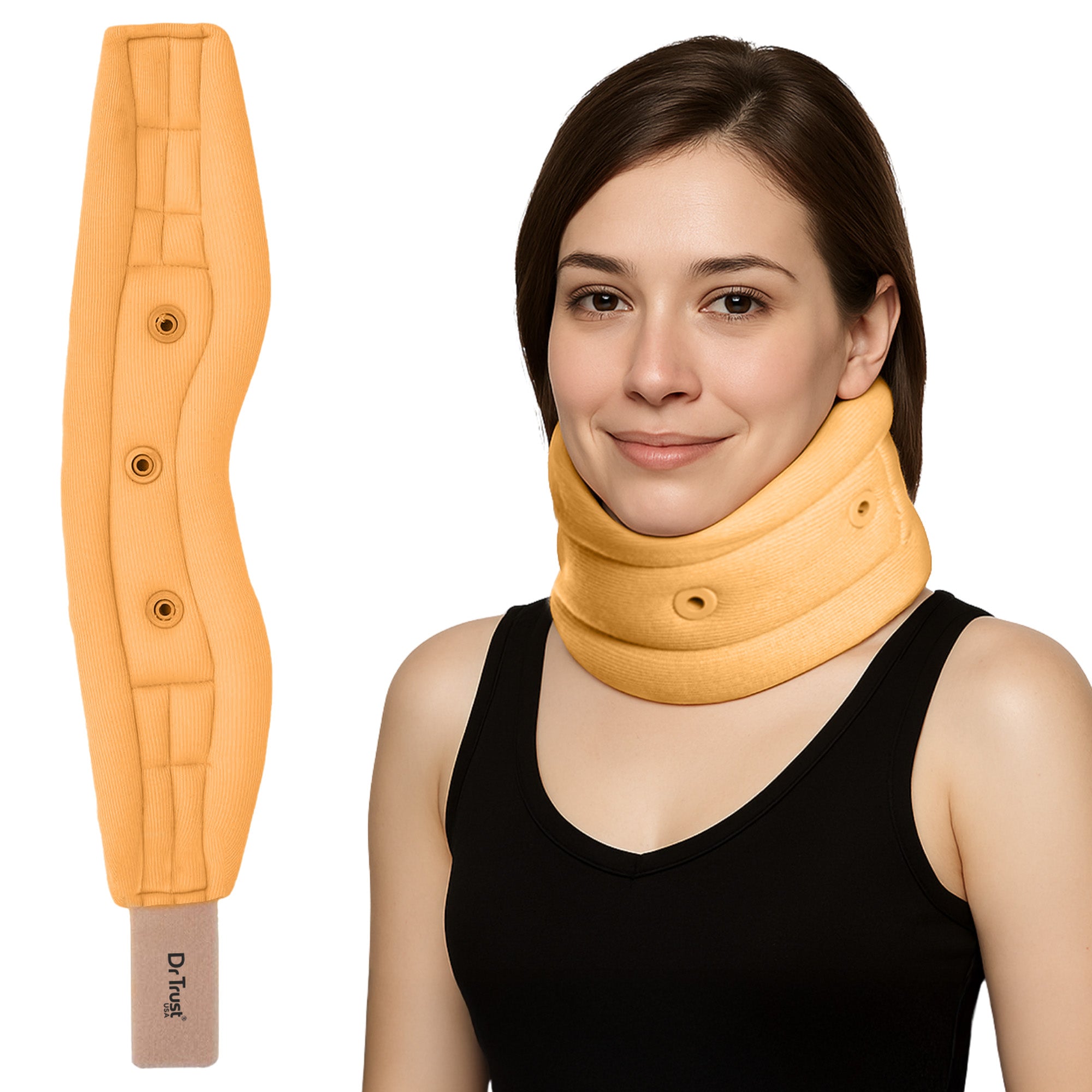 Dr Trust USA 4102 Soft Cervical Collar for Neck Pain & Posture Support (Men & Women)