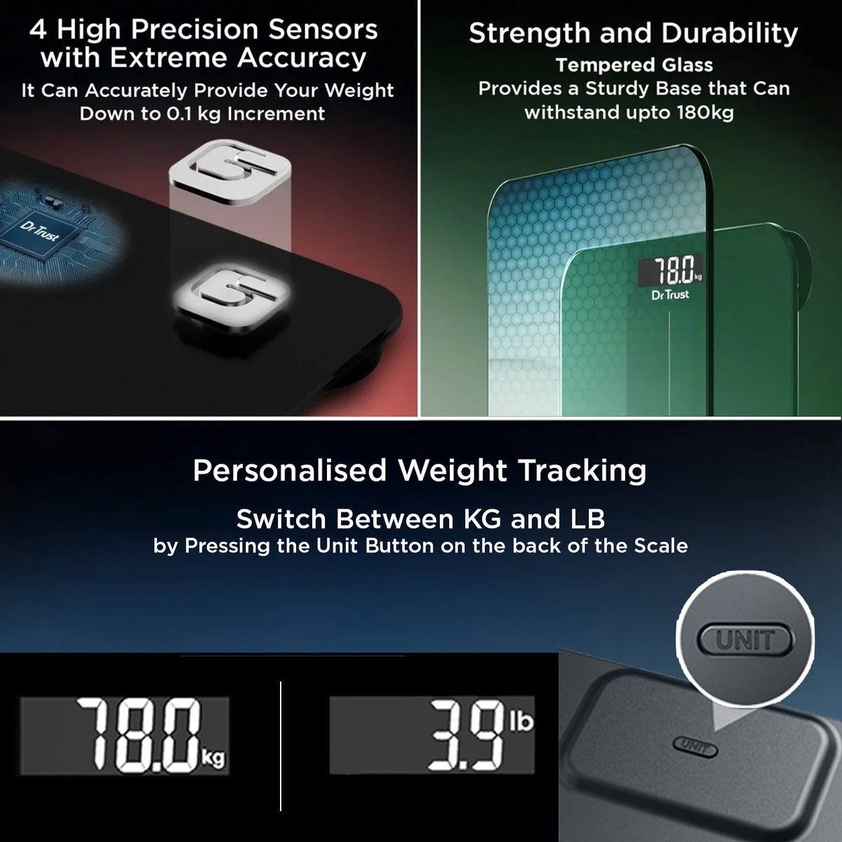 Dr Trust USA Inspire Weighing Scale 523
