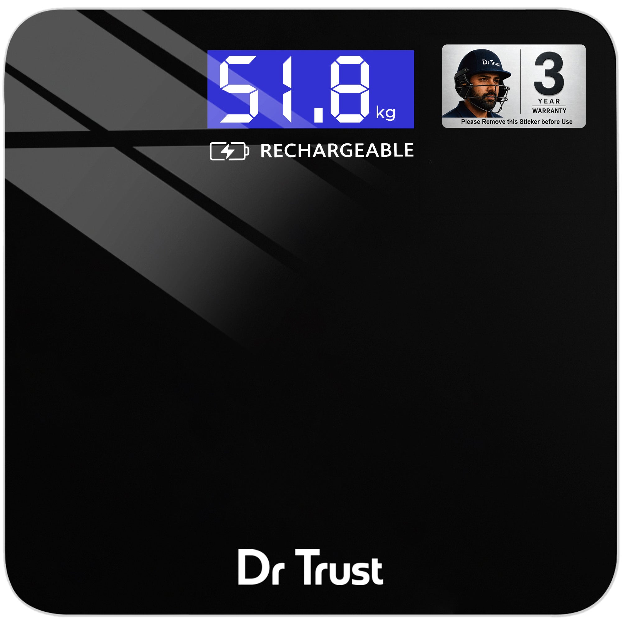Dr Trust USA Zen Rechargeable Personal Scale 503