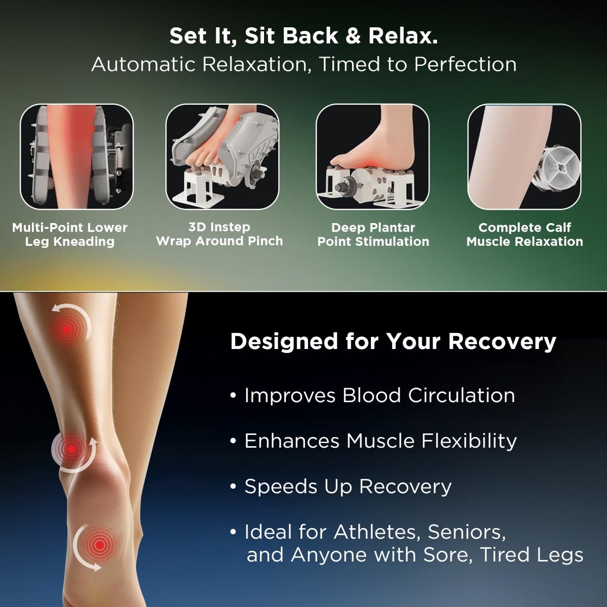 Dr Physio USA Grandmaster Foot & Calf Massager 1053