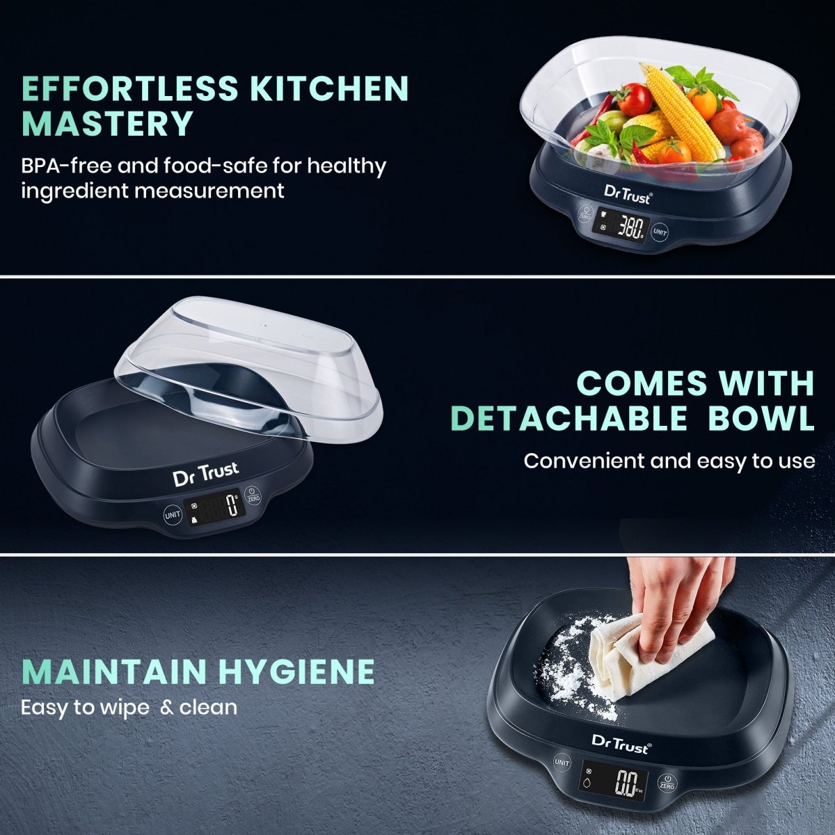 Dr Trust USA Kitchen Scale Weight Machine 508