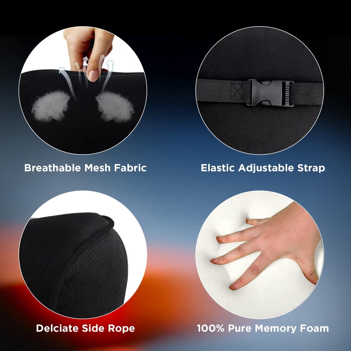 Dr Trust USA Orthopedic Neck Rest Car Seat Cushion 353 (Small)