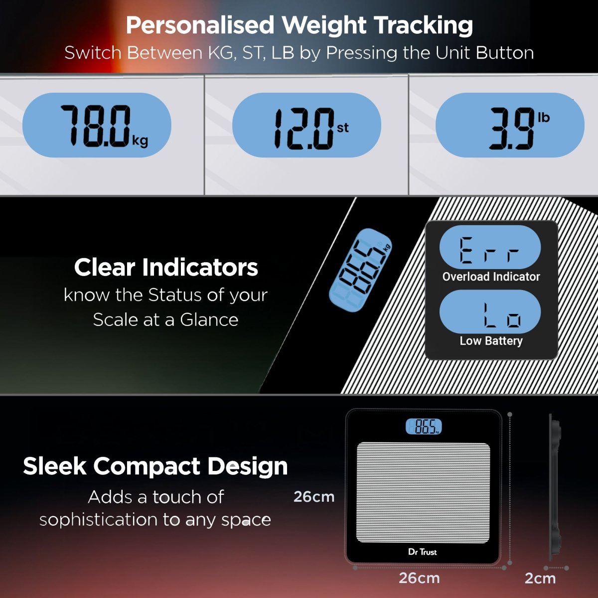Dr Trust USA Paris Personal Scale 520