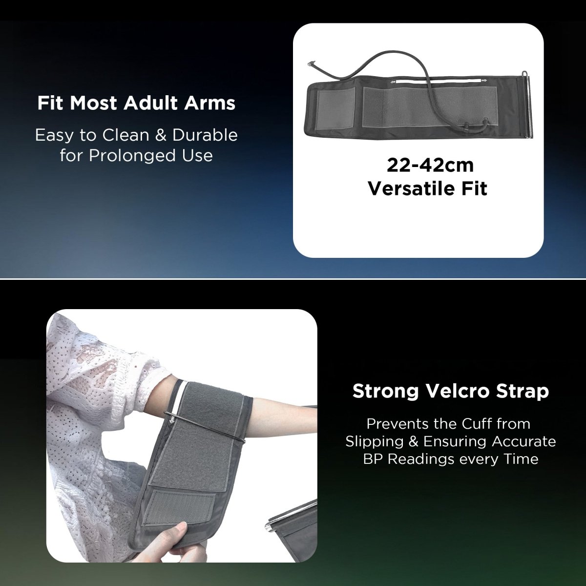 Dr Trust USA Upper Arm BP Monitor Cuff 129 (22-42 cm)