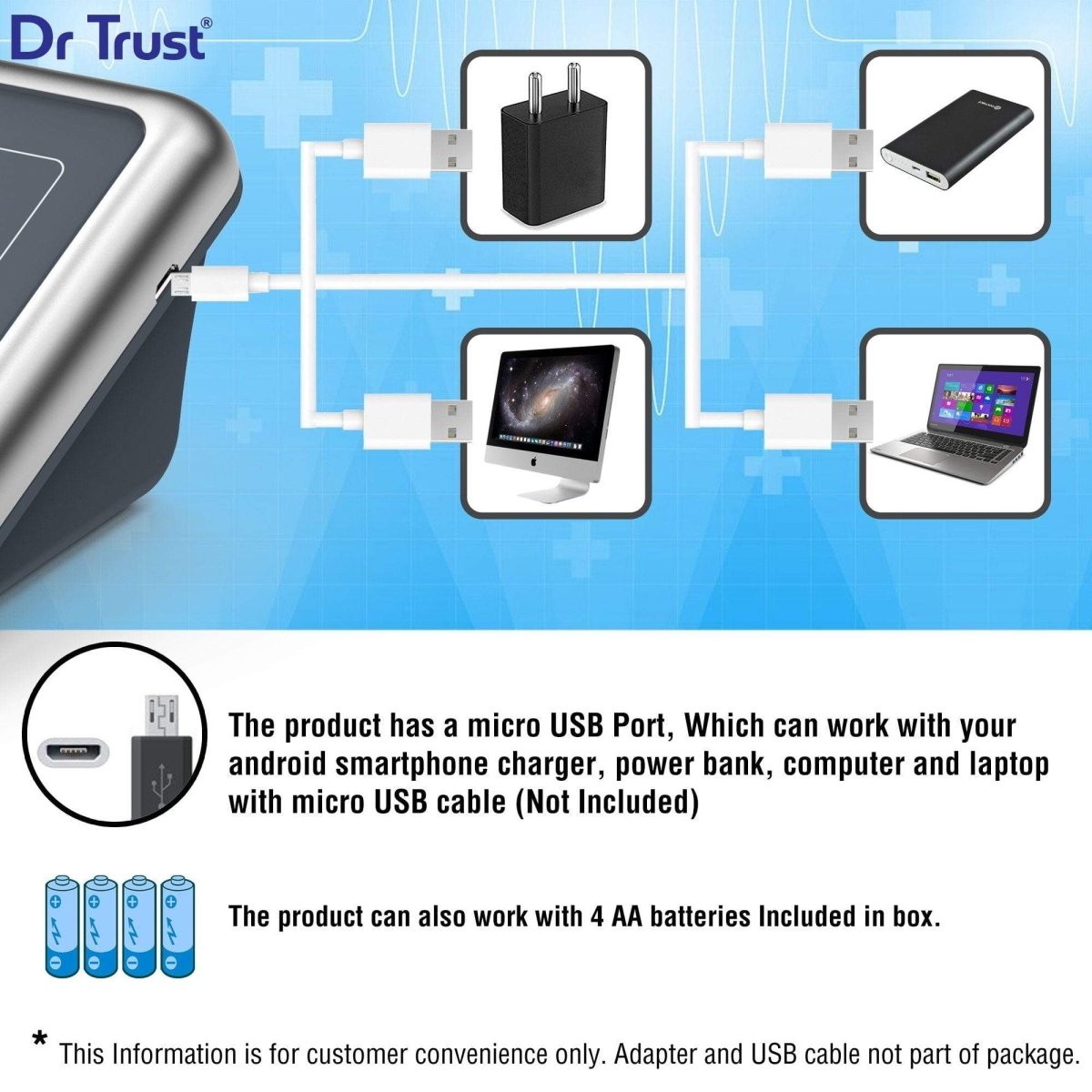 Dr Trust USA A - One Max Blood Pressure Monitor