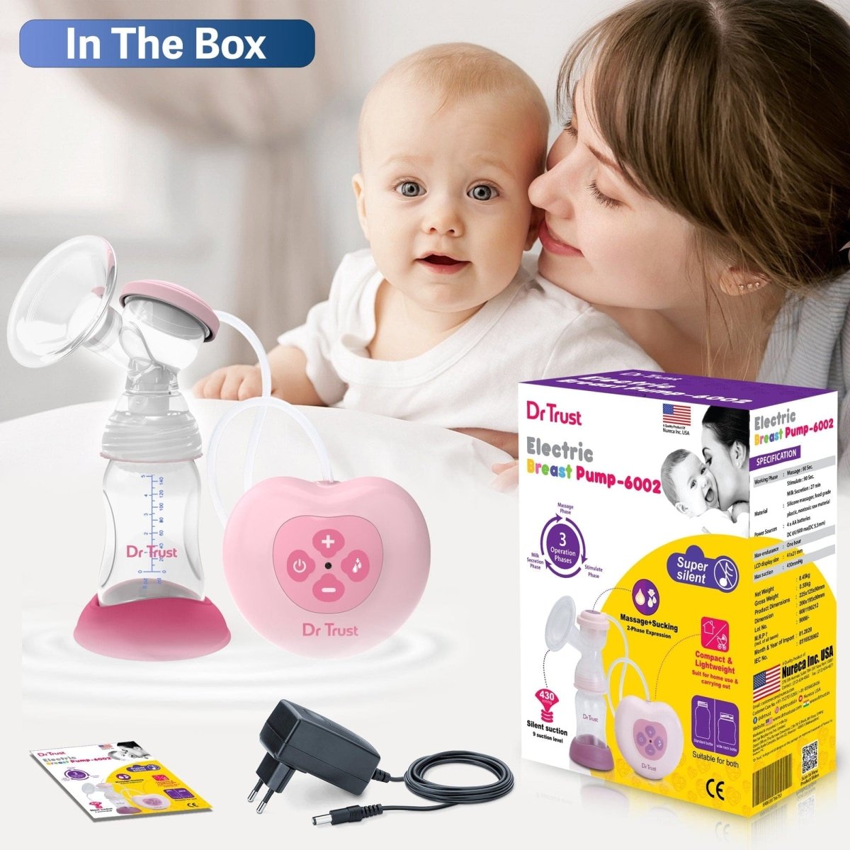 Dr Trust USA Electric Breast Pump 6002