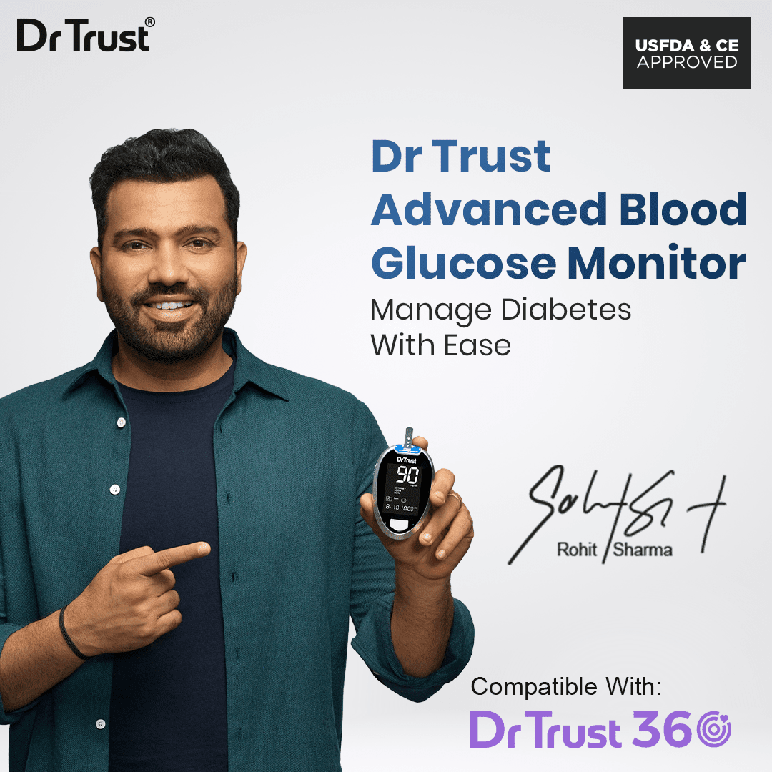 Dr Trust USA Gold Standard Glucosure Glucometer 9001 (25 Strips)