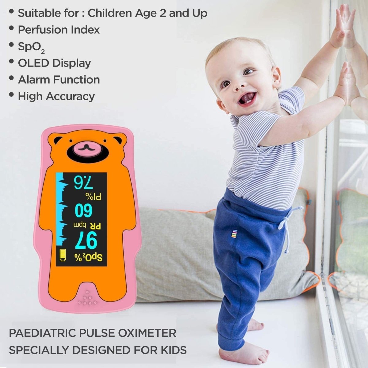 Dr Trust USA Pediatric Pulse Oximeter for Children 216