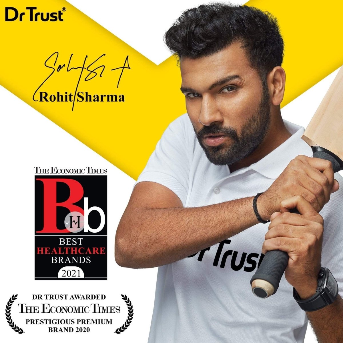 Dr Trust USA Smart BP Machine 101 + Glucose Testing 9001 (10 strips)