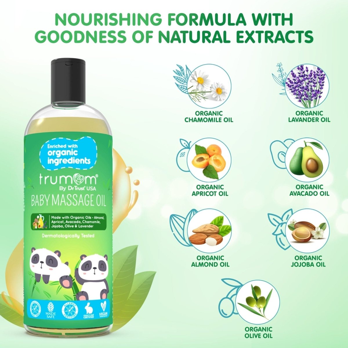 Trumom USA ORGANIC Massage Oil 2016 (100 ml)